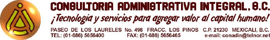 Consultoria Administrativa Integral, S.C.